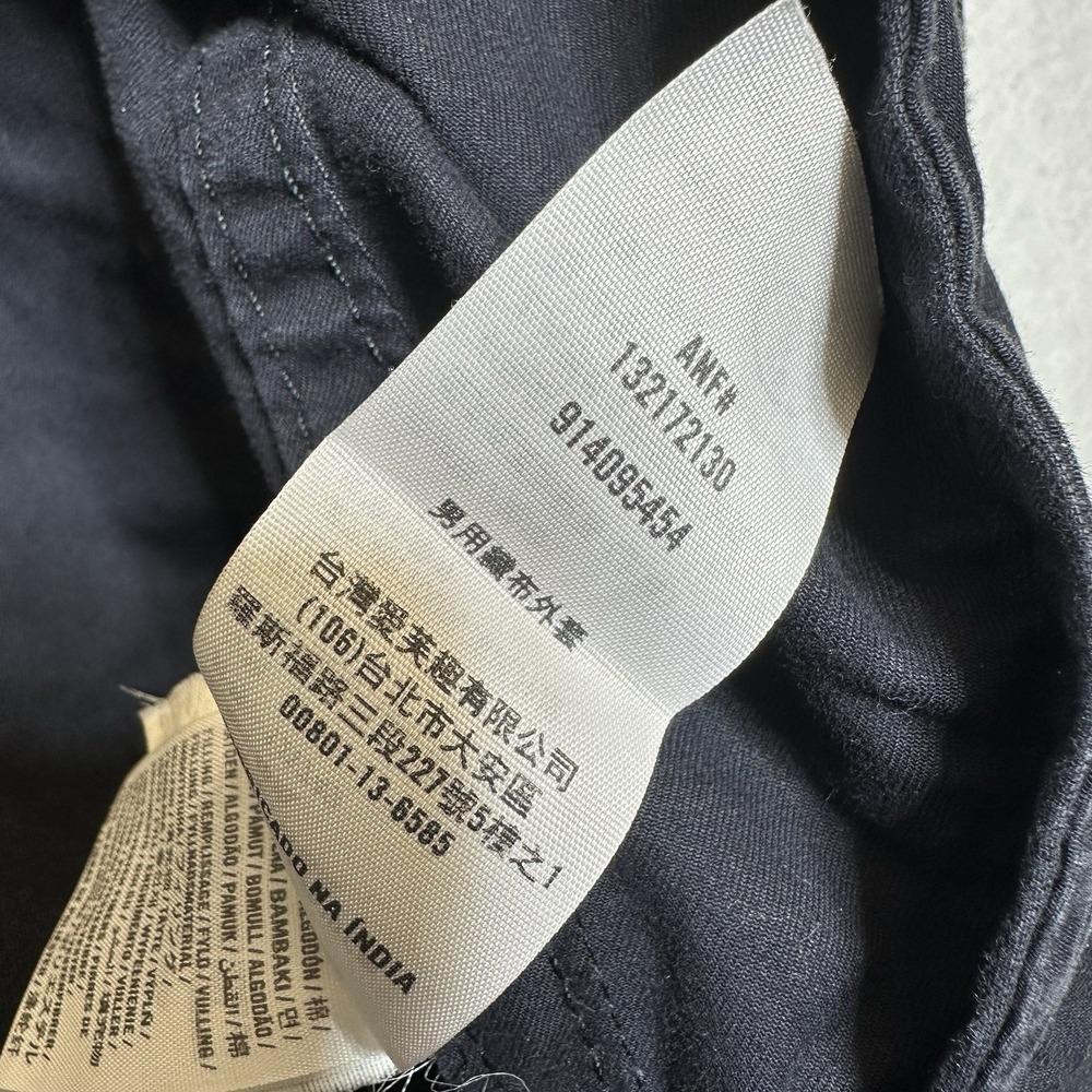 Abercrombie & Fitch Y2K Sentinel Jacket M Navy Blue Military Field Utility - Picture 10 of 14